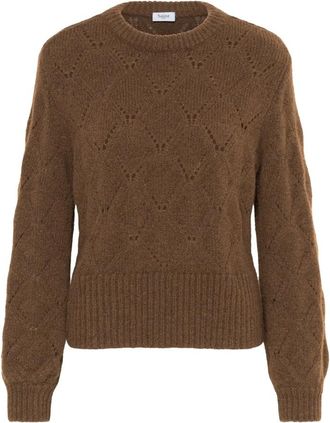 Saint Tropez Gebreide kleding - Dames - Truien - Bruin - Maat: XS