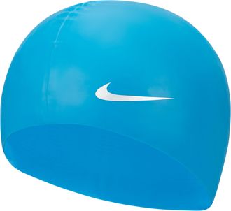 Nike Swim Big Kids Silicone Cap in Blue | TESS0106-458