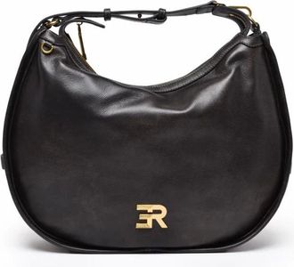 Ermanno Scervino Tassen, Dames, Bruin, ONE Size, Leer, Angelica Schoudertas