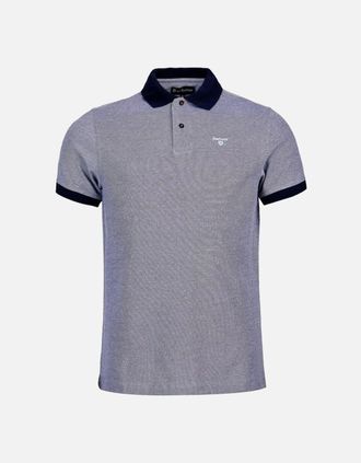 Barbour Mens Barbour Mens Midnight Blue Heritage Polo Shirt - Grey - Size: 38
