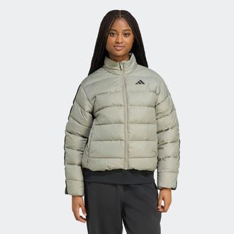 adidas Steppjacke ADIDAS SPORTSWEAR W ESS 3S SD JKT, Damen, Gr. XXL, gr&uuml;n (silber pebble), Obermaterial: 100% Polyester. Wattierung: 100% Polyester, Jacken S