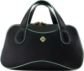 Casablanca Jeanne Handtas - Dames - Handtassen - Zwart - ONE Size - Leer - Tassen