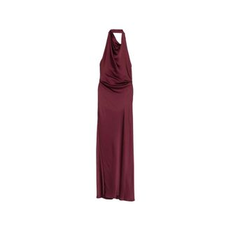 SIMKHAI Reannon Draped Satin Gown - female - Simkhai - Gowns - Red - 2XS - Dresses