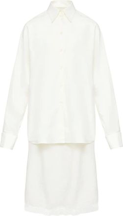 Maison Margiela midi shirt dress - Neutrals