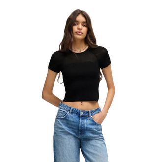 HUGO BOSS Hugo Dames/Dames Slevetta Slim Raglan T-shirt (Zwart)