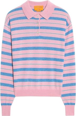 Guest In Residence Polo Top - Heren - Cashmere truien - Veelkleurig - S - Truien & Vesten