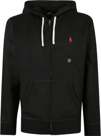 Polo Ralph Lauren RL Fleece Full-Zip Hoodie - Heren - Vesten met rits - Zwart - L - Katoen - Hoodies & sweatvesten