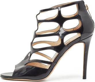 Jimmy Choo London Sandali con dettaglio cut-out 110mm - Nero