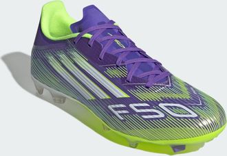 adidas adidas Performance Unisex F50 League Firm/Multi-Ground Boots - Purple - Size UK 10.5