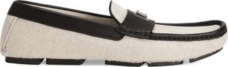 Dolce & Gabbana Mocassini con placca logo - Toni neutri