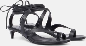 Khaite Sandali Aimee 35 in pelle