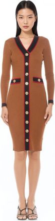 Alexia Admor Janet Dress in Camel at Nordstrom, Size X-Small
