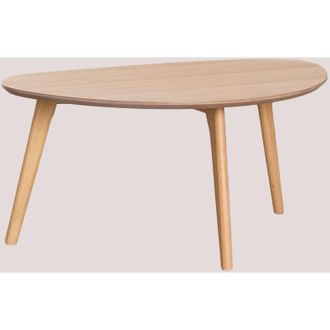 Sklum Sklum - Mesa Auxiliar En Mdf Y Madera De Roble Yavik