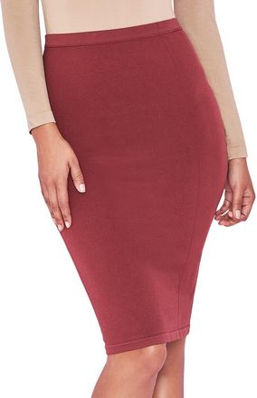 House of CB Shahla Pencil Skirt in Burgundy at Nordstrom, Size Medium
