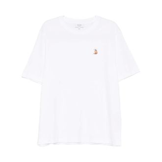 Maison Kitsun&eacute; Dreaming Fox Comfort Tee-Shirt - male - Maison Kitsun&eacute; - T-Shirts - White - XL - Tops