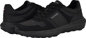 Tommy Hilfiger Edman Mens Shoes Black/Black : 11.5 D - Medium, Rubber/Suede
