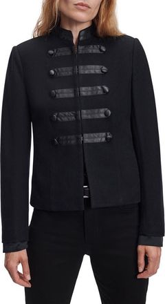 Rag & Bone Mercer Regalia Wool Blazer in Black at Nordstrom, Size 14