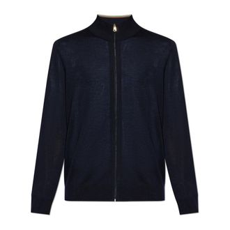 Paul Smith Wool Cardigan - male - Paul Smith - Cardigans - Blue - XL - Knitwear
