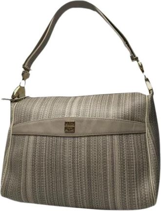 Givenchy Pre-owned 4G 2-Way Handbag - Dames - Vintage Schoudertas - Grijs - ONE Size - Leer - Vintage
