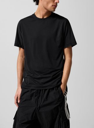 Yohji Yamamoto Mens Micro-perforated running T-shirt