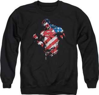 Gildan Superman The American Way Adult Crewneck Sweatshirt