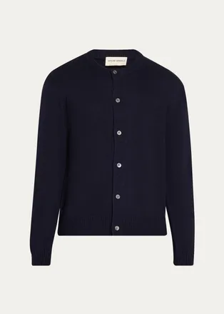 Officine G&eacute;n&eacute;rale Mens Wool & Cashmere Cardigan