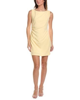 Kenneth Cole Waist And Shoulder Tucked Short Dress