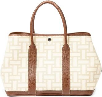 Herm&egrave;s Borsa tote Garden Party - Bianco