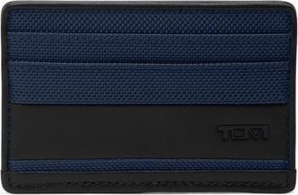 Tumi Alpha Slim Nylon Card Case in Navy at Nordstrom