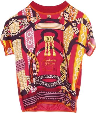 Herm&egrave;s T-shirt Fantaisie anni 2010 - Arancione