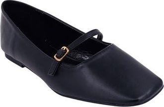 Shushop Adele Mary Jane Flat in Black at Nordstrom, Size 8.5