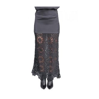 Jijil Maxi Skirts, female, Black, Size: M Maxi Skirt Jpe26Go150