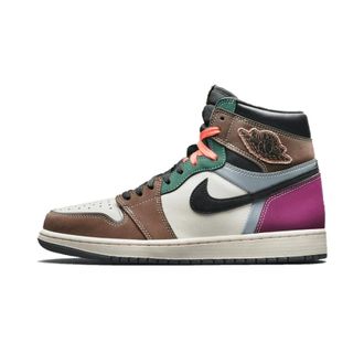 Nike Jordan 1 Retro High OG Hand Crafted - unisex - Sport - Veelkleurig - Maat: 41 EU Leer