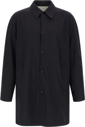 Herno Reversible Jacket - Flight Line - Heren - Mantel - Zwart - L - Wol - Jassen