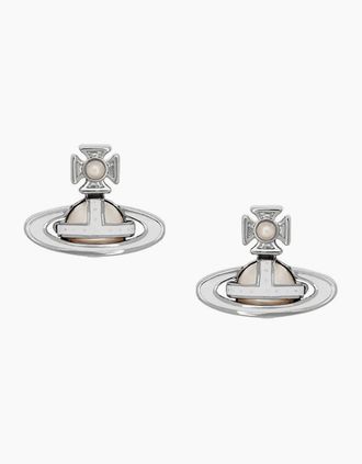Vivienne Westwood Womens Simonetta Bas Relief Earrings Silver - Size: OS