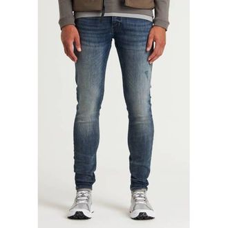 Chasin slim fit jeans EGO Dence dark blue damage