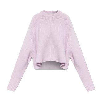 Lisa Yang Cashmere Knitwear, female, Purple, Size: 2XS Karine Sweater