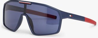 Tommy Hilfiger Mens Pantos Frame Sunglasses - Blue