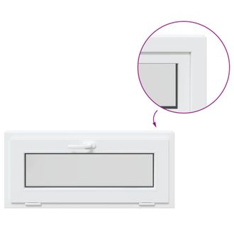 vidaXL Ventana De S&oacute;tano Basculante Risor 95 X 40 Cm Vidaxl