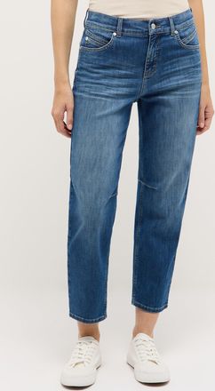 Angels 7/8-Jeans ANGELS EVY, Damen, Gr. 34, L&auml;nge 28, mid blau used, Denim/Jeans, Obermaterial: 91% Baumwolle, 6% Polyester, 3% Elasthan, relaxed fit wadenla