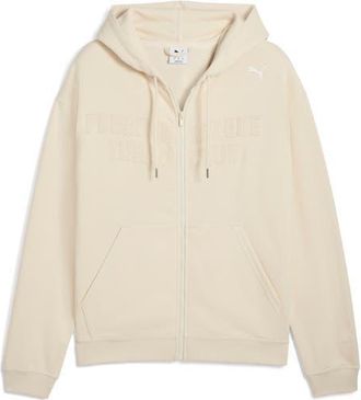 Puma Porsche League Zip Hoodie in Alpine Snow at Nordstrom, Size Xx-Large
