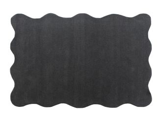 Vente-Unique Tappeto Taftato 100% Lana 160 X 230 Cm Grigio Antracite 2100g/m&sup2; - Merone