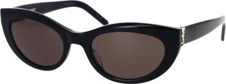 Saint Laurent Trendy Cat-Eye Zonnebril - Dames - Zonnebrillen - Zwart - 54 MM - Accessoires
