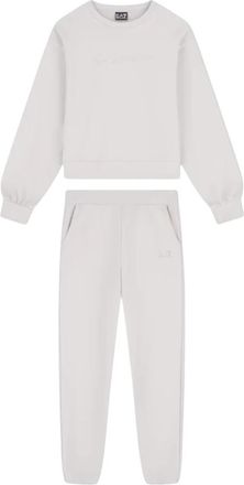 Emporio Armani Coordinated Tracksuit - Dames - Trainingspakken - Wit - XL - Katoen - Fitness