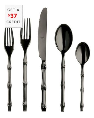 Mepra 5Pc Bali Flatware Set With $37 Credit