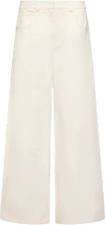 Marella Pantalones anchos Mllsaio - Trousers - Mujer - Blanco - S