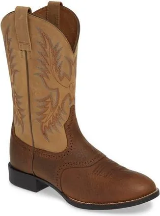 Ariat Heritage Stockman Cowboy Boot in Brown at Nordstrom Rack, Size 10.5