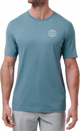 Travis Mathew Maximum Stay Short Sleeve Tee In Captains Blue
