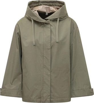 Duno Tecla Parka - Dames - Regenjassen - Groen - XL - Katoen - Jassen
