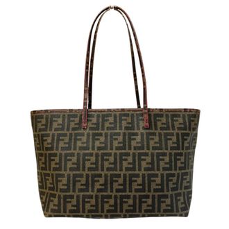 Fendi Zucca Brown Pvc Tote Bag (Pre-Owned)